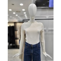 ZOOC 주크 반목 물결 슬림 골지 니트 V234KSK935(2259539)