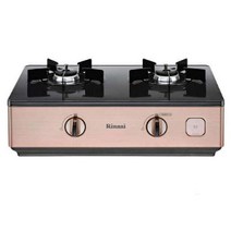 RINNAI[익일설치] 전면 건전지교체 샤이니 쿠퍼 브러쉬드 가스레인지 RTR-D2000, LNG, 없음