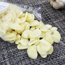 채선 간편 손질 야채 슬라이스마늘 1팩, 1kg