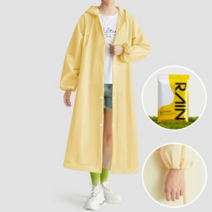 Aerostepfit 패션 레인코트 우의 다회용