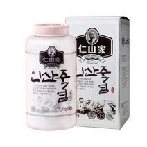 (주)인산가 정품 9회 자죽염 1kg분말+흑삼분말 함유 금흑블랙초코크런치(170g) 및 당일 발송(오후 1시 이전 주문)/ 인산죽염, 1박스, 1kg