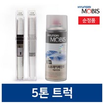 현대모비스 메가트럭/5톤트럭 붓펜 카 페인트 투명 스프레이 프라이머 화이트 실버 블랙, 뉴프라이마