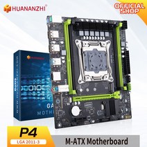 HUANANZHI X99 P4 LGA 2011-3 XEON 마더보드 인텔 E5 V3 V4 모든 시리즈 DDR4 RECC NON-ECC 메모리 NVME 지원