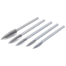 5pcs/set 3mm Shank Wood Carving Engraving Drill Bit Milling Cutter Woodworking