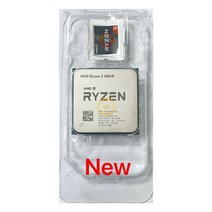 AMD Ryzen 5 3600X 3.8 GHz 6 코어 12 스레드 CPU 프로세서 7NM 95W L3 = 32M 100-000000022 소켓 새로운, 한개옵션0