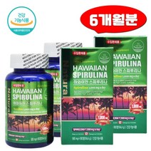 하와이안 스피루리나 엽록소 180정2통 항산화 영양제 분말 지구