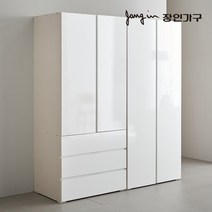 [1만원 즉시할인]장인가구 블랑쉬 1600 옷장 장롱 시스템옷장, 러버