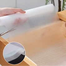 싱크대 서랍 깔개 잘라쓰는 매트 90cm 시트 투명 깔판 필름지 양념통 밑 그릇 상부 하부장 선반 수납 신발, 블루