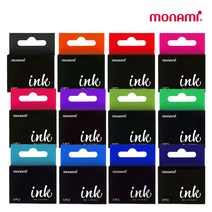 모나미 153 네오 만년필 잉크 카트리지 5본 리필, 12. 늦은겨울의동백(레드)