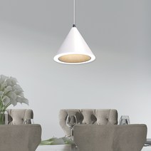 LED 식탁등 뫼비우스 펜던트 크리스탈 인테리어 홈 카페 조명, 09. LED 팡팡 1등 펜던트 화이트