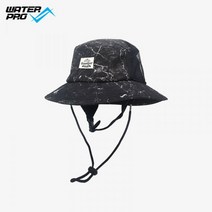 서프햇 서핑모자 등산모자 버킷햇 여름 수영 낚시, 마블 블랙