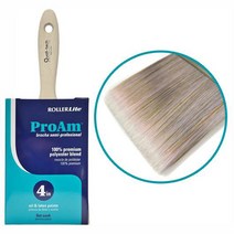 [퀄리텍] 프로암 프리미엄 평붓 / 페인트 브러쉬 페인트붓 4인치