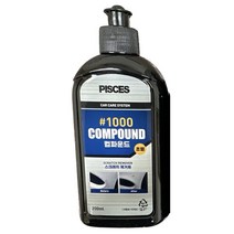 파이씨스통상 컴파운드 1000방 굵은 흠집제거제 스크래치 리무버 초벌 200ml