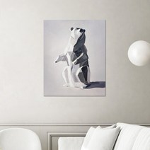 트리빌리지 카페 벽액자 서양화 현대미술 폴리곤아트 벽장식 인테리어그림 (65x80cm), 선택완료