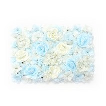 신부대기실 화이트 블루 꽃벽 60x40cm 꾸미기 꽃월 감성 문 원예