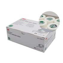 하나뷰티 속눈썹연장재료 3M 마이크로포 의료용 테이프 종이반창고(화이트), 1BOX, 24개입