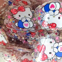 핫토이 산타 랜덤 귀칼 피규어 피규어제작 Diy 아크릴 만화 동물 웃는 얼굴 펜던트 40mm 50 개 플랫 카보 숑 스크랩북 여자 아이 머리핀 쥬얼리 액세서리, [02] 2, [01] 50pcs