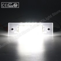 오류 없는 LED 번호판 라이트 램프 2 개 포르쉐 964 카레라 911 박스터 GT3 터보, 01 WHITE