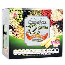 미니트윈즈 12가지 곡물로 만든 프리미엄 비스킷 크리스피롤 12곡 900g (225g * 4봉) 5 400kcal