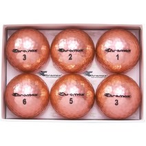 크로맥스 Chromax 메탈릭 M5 컬러 골프공 6개 1세트 다양한 색상, 핑크