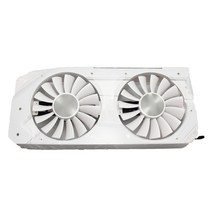 그래픽카드 팬 수리 부품 fd9015u12s 0 55a gtx1060 냉각 emtek palit geforce gtx 1060 6gb hv white monster 비디오 카드, 하얀색