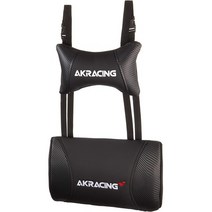 일본정품 3. 에이케레이싱(Akracing) AKRacing 쿠션 세트 교환용 헤드레스트 램버 세트 PU 가죽 카본 블, 단품_One Color, One Color, 상세 설명 참조0