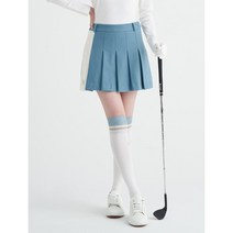 [빈폴골프] 여성 라이트 그린 배색 포인트 기모 플리츠 큐롯 BJ2926A27L