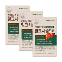 뉴트리가든 밀크씨슬 추출물 비타민비 아연 셀레늄 간 건강 관리, 3개, 30정