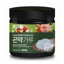 자연그대로 100% 곤약 가루 분말 200g