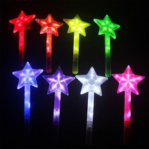 불빛 LED 왕별봉 야광봉 콘서트 야광스틱 클럽 파티 야광 소품, 화이트