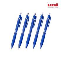 제트스트림 유니 볼펜 SXN-150 0.5mm, 블루, 5개입