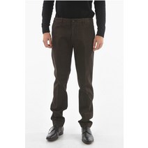 Corneliani ID 코튼 스트레치 MID 웨이스트 PANTS 위드 벨트 LOOPS 824EP5 8820172 030