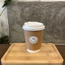 따뜻한 우유 커피 뜨거운 포장 에스프레소 테이크아웃 4온스 종이 컵 카페 일회용 잔 100, E.400ml