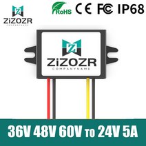 강압기 전류 전압 벅 조정기 30-72V 60V ~ 24V 5a 전력 변환기 인버터 회로 라인 스텝 다운 조절 액세, 01 30-72V To 24V 5A