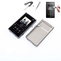 소니 워크맨 NW-ZX700 NW-ZX706 NW-ZX707 TPU 케이스, Clear Black with Glass