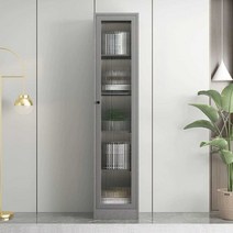 트로필 진열장 인테리어 상패 학교 조명 임원 명예, 도어 다크그레이 4단 30x30x140