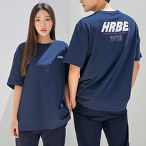 헤링본 남여공용 데일리 상의 반팔 쿨티셔츠 상의 기능성 오버핏 트레이닝 루즈핏 스포츠 TF107