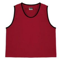 팀조끼 팀베스트 주니어 유소년용 레드 SW4003J 메쉬원단 가슴폭 50cm 팀스포츠 체육활동 학교체육