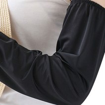 여름 여자 소녀 얼음 소매 긴 길이 엄지 슬롯 디자인 높은 탄력성 부드러운 가벼운 요리 팔 protec