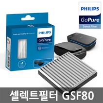 필립스 GOPURE Slimline 210 & 230 차량용 공기청정기 필터, GSF80, 1개