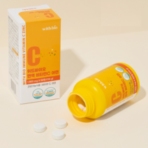위드바이오 면역 비타민C 아연, 1, 1900mg x 60정 (114g)