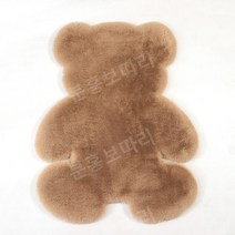 침실 부드러운 곰 카펫 벨벳 러그
