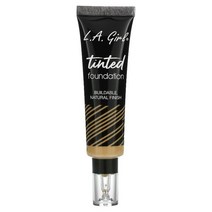 L.A. GIRL TINTED FOUNDATION WARM SAND 1 FL OZ (30, 한 사이즈, 단색