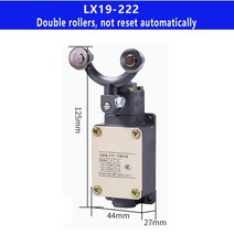 리밋 스위치1PCS LX19-001 111 121 222 리미트 스위치 실버 연락처 자체 리셋 1NO 1NC 5A 여행 마이크로 mo, 04 LX19-222