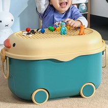 삐약 레고보관함 이케아 장난감 정리함 레고 정리바구니 터닝메카드보관함 인형 수납함 블럭통[색상-다크민트], 피치핑크, 1개