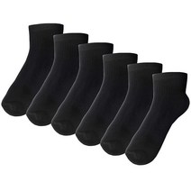 Cotton Valley 남성용 발목 퍼포먼스 양말 3쌍 쿠션 면 힐 및 토 액티브 블랙. 1013 가성비 추천 미국직구, Black