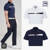 이랜드 [피가로골프(FIGARO GOLF)]남성 속건조 라인 배색 카라 티셔_울산성남점, 네이비/100_1