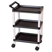 아미 미용웨건 컬러트롤리 다용도트레이, 1개, 08.골드블랙_NOS1GB_(손잡이1개)