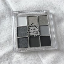 쿨 톤 아이 섀도우 팔레트 9 색 블랙 스모키 팔레트 매트 글리터 아이섀도우 피그먼트, 1 Piece 9 Colors