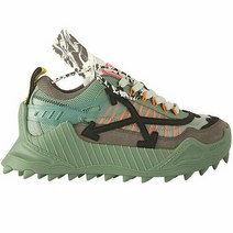 오프 화이트 오프화이트 20FW OMIA139E20FAB0010606 오드시 1000 로우 스니커즈 블루 블랙 남성 슈즈 TR